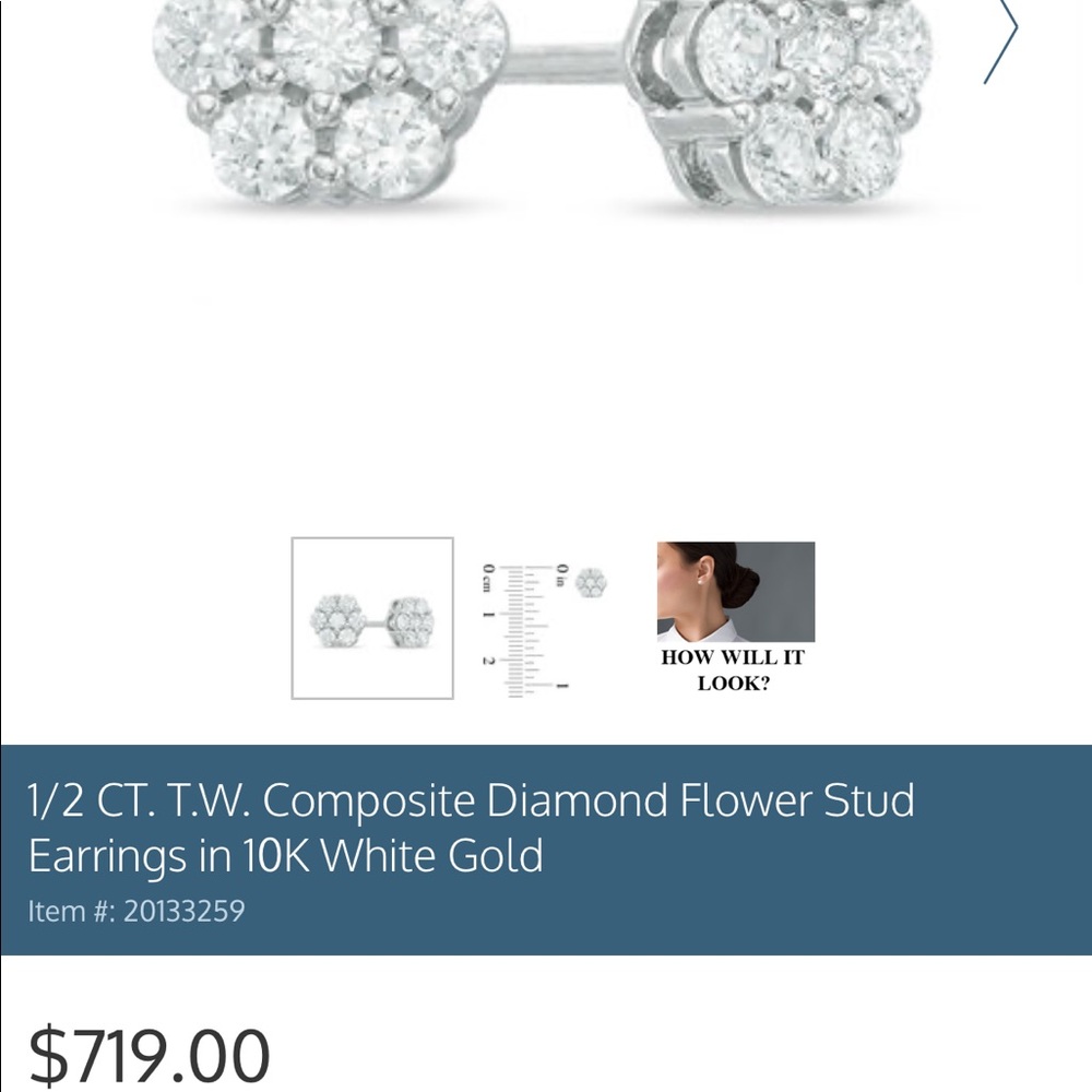 Natural huge diamond earrings!